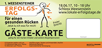 Eintrittskarte Vorderseite